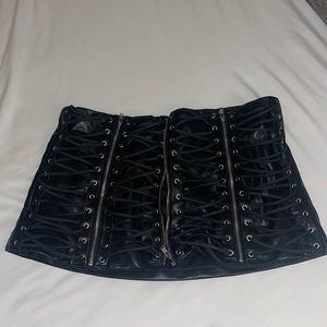 IAMGIA leather mini skirt